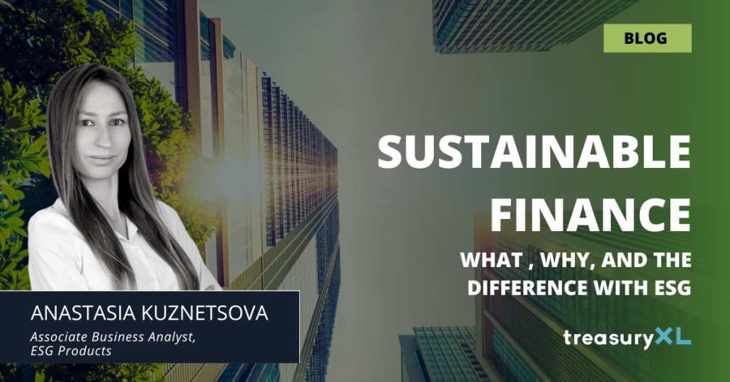 Sustainable Finance  What , Why, and the Difference with ESG